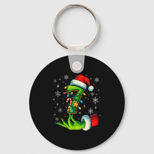 Zes Zeven 67 Meme Grappig Kerst Koppel Passend  Sleutelhanger (Voorkant)