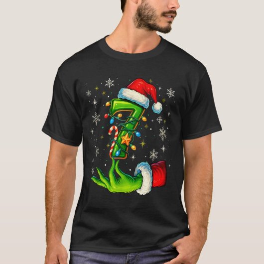 Zes Zeven 67 Meme Grappig Kerst Koppel Passend  T-shirt (Voorkant)