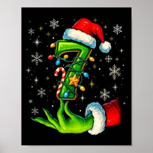 Zes Zeven 67 Meme Grappig Kerstmis Koppel Passend Poster