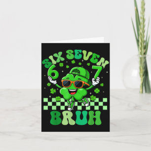 Zes zeven 67 meme st patricks dag voor jongens mei kaart