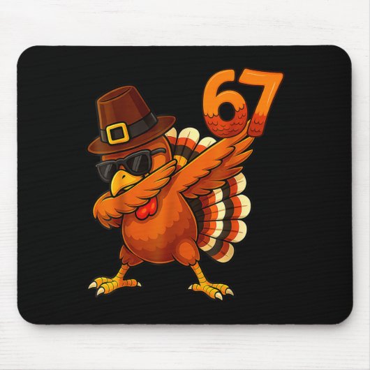 Zes-zeven-67-thanksgiving-meme-grappig-dankbaar-tu Muismat (Voorkant)