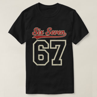 Zes Zeven 67 Vintage Jersey Design T-shirt