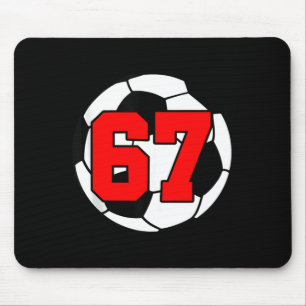 Zes Zeven 67 Voetbal 6 7 Grappig Meme 6-7 Gen Alph Muismat