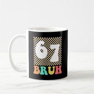Zes Zeven 6 7 Bruh Grappige Meme  Koffiemok