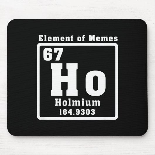 Zes Zeven 6 7 Grappig Nummer Meme Muismat (Voorkant)