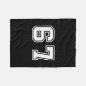 Zes Zeven 6 7 Meme 67 Fleece Deken (Voorkant (Horizontaal))