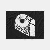 Zes Zeven 6 7 Meme 6 7 Halloween Kostuum  Fleece Deken (Voorkant (Horizontaal))
