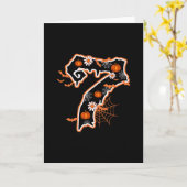 Zes Zeven 6 7 Meme Grappig 67 Costuum Ontwerp Kopp Kaart (Gele Bloem)