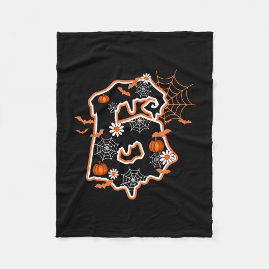 Zes Zeven 6 7 Meme Grappig 67 Kostuum Ontwerp Kopp Fleece Deken (Voorkant)