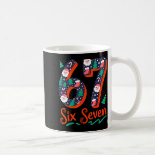 Zes Zeven 6 7 Meme Humor Kerstman Elf 67 Kerstmis Koffiemok