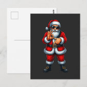 Zes Zeven 6 7 Meme Kerstman Kerstmis  Briefkaart (Voorkant / Achterkant)