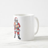 Zes Zeven 6 7 Meme Kerstman Kerstmis Koffiemok (Voorkant rechts)