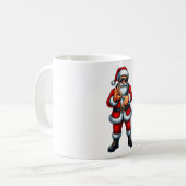 Zes Zeven 6 7 Meme Kerstman Kerstmis Koffiemok (Voorkant links)