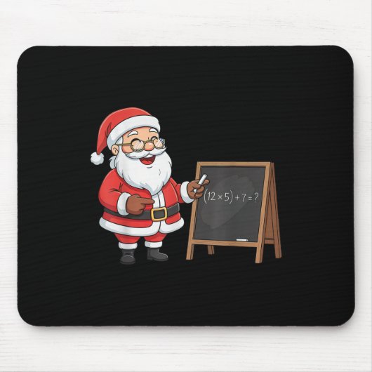 Zes Zeven 6 7 Meme Sinterklaas Kerstmis Xmas Leraa Muismat (Voorkant)