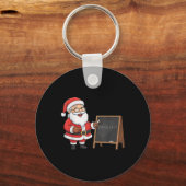 Zes Zeven 6 7 Meme Sinterklaas Kerstmis Xmas Leraa Sleutelhanger (Voorkant)