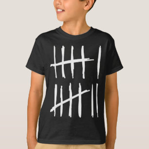 Zes Zeven 6 7 Streepjes 67 Meme 6-7 Nummers Grappi T-shirt