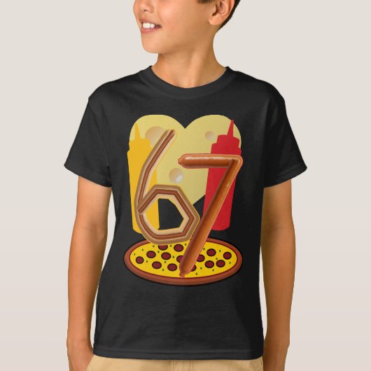 zes zeven 6 7 t-shirts (Voorkant)