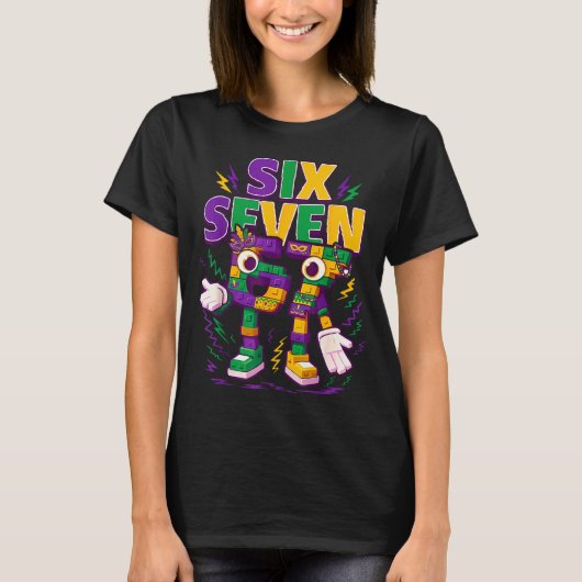 Zes Zeven Brainrot Italiaans Grappig 67 Kinderen M T-shirt (Voorkant)