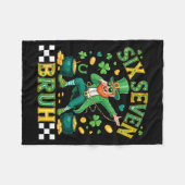 Zes zeven broer st patricks dag 6 7 grappige meme fleece deken (Voorkant (Horizontaal))