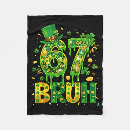 Zes zeven broer St. Patrick's Day jongens kinderen Fleece Deken (Voorkant)