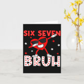 Zes Zeven Bruh 67 Meme 6 7 Valentijnsdag Hart Da Kaart (Gele Bloem)