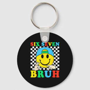 Zes Zeven Bruh Jongens 67 Meme Gen Alpha Jargon 6 Sleutelhanger