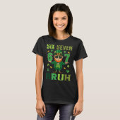 Zes zeven bruh kabouter 67 meme st patrick's dag t-shirt (Voorkant volledig)