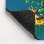 Zes zeven bruh st patrick's day shamrocks 67 muismat (Hoek)