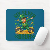 Zes zeven bruh st patrick's day shamrocks 67 muismat (Met muis)