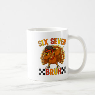 Zes Zeven Bruh Thanksgiving 67 Meme Kalkoen Dabbin Koffiemok