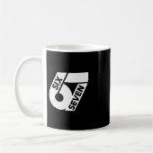 Zes Zeven Cool Meme 67 Grappig Nummer Koffiemok (Links)