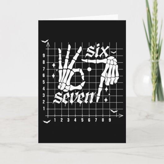 Zes Zeven Coördinaat (6  Kaart (Voorkant)