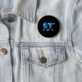 Zes Zeven Dabbing Cool Meme 67 Grappige Dab Nummer Ronde Button 5,7 Cm (In situ)