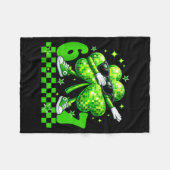 Zes zeven disco shamrock st patricks day 67 meme fleece deken (Voorkant (Horizontaal))