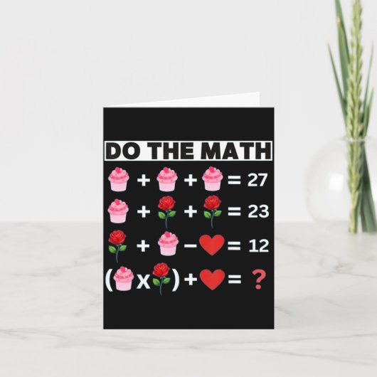 Zes Zeven Doe De Rekening 67 Vrouwen Leraar Valent Kaart (Voorkant)