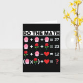 Zes Zeven Doe De Rekening 67 Vrouwen Leraar Valent Kaart (Gele Bloem)