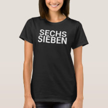 Zes Zeven Duits, duits t-shirt, zes zeven