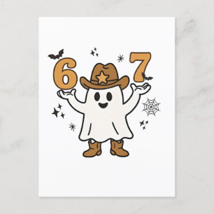 Zes Zeven Eng Halloween Sport 67 Mason Meme Uitnodiging Briefkaart
