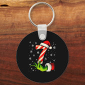 Zes Zeven Grappig Kerst Koppel Overeenkomen Meme  Sleutelhanger (Voorkant)