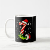 Zes Zeven Grappig Kerstmis Koppel Overeenkomen Mem Koffiemok (Links)