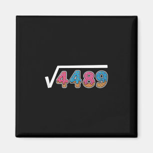 Zes Zeven Ijs Drip Cool Meme 67 Grappig Vierkant Magneet