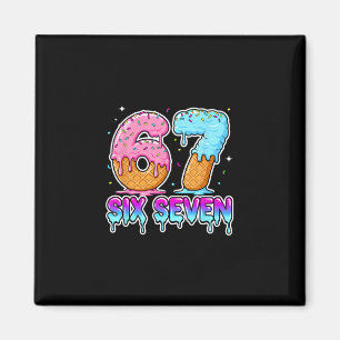 Zes Zeven Ijs Drip Cool Meme 67 Grappige Gen Al Magneet