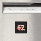 Zes Zeven Ijs Drip Cool Meme 67 Grappige Valent Magneet (Insitu (Vaatwasser))