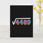 Zes Zeven IJsdrup Cool Meme 67 Grappig Vierkant Kaart (Gele Bloem)