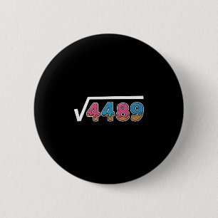 Zes Zeven Ijsje Drip Cool Meme 67 Grappige Vierkan Ronde Button 5,7 Cm