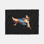 Zes Zeven Jezus Dabbing Kerstmis 6 7 Meme 67 Kinde Fleece Deken (Voorkant (Horizontaal))