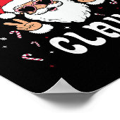 Zes Zeven Kerstman Grappig 67 Kerst Meme Jongens Poster (Hoek)