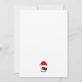 Zes Zeven Kerstmis Kerstkaart! Feestdagenkaart (Achterkant)