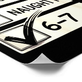 Zes Zeven Leuk Stout 6-7 Jargon Poster (Hoek)