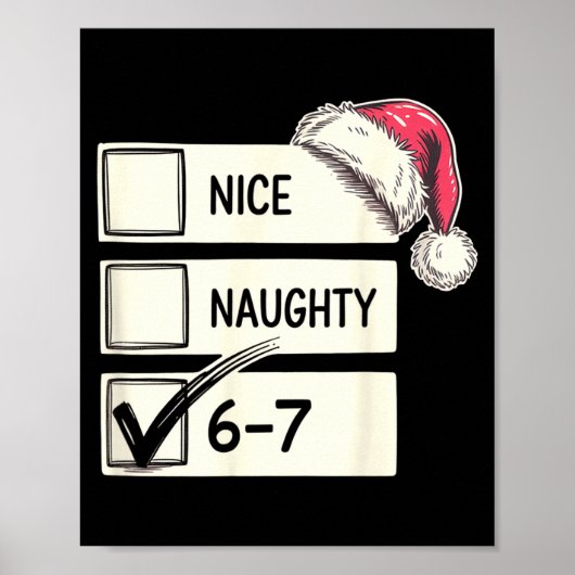 Zes Zeven Leuk Stout 6-7 Jargon Poster (Voorkant)